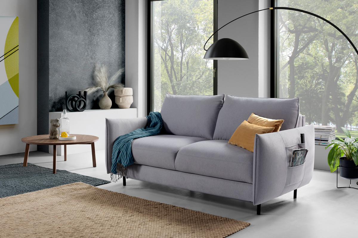Lukka Sofa z 2 kieszeniami